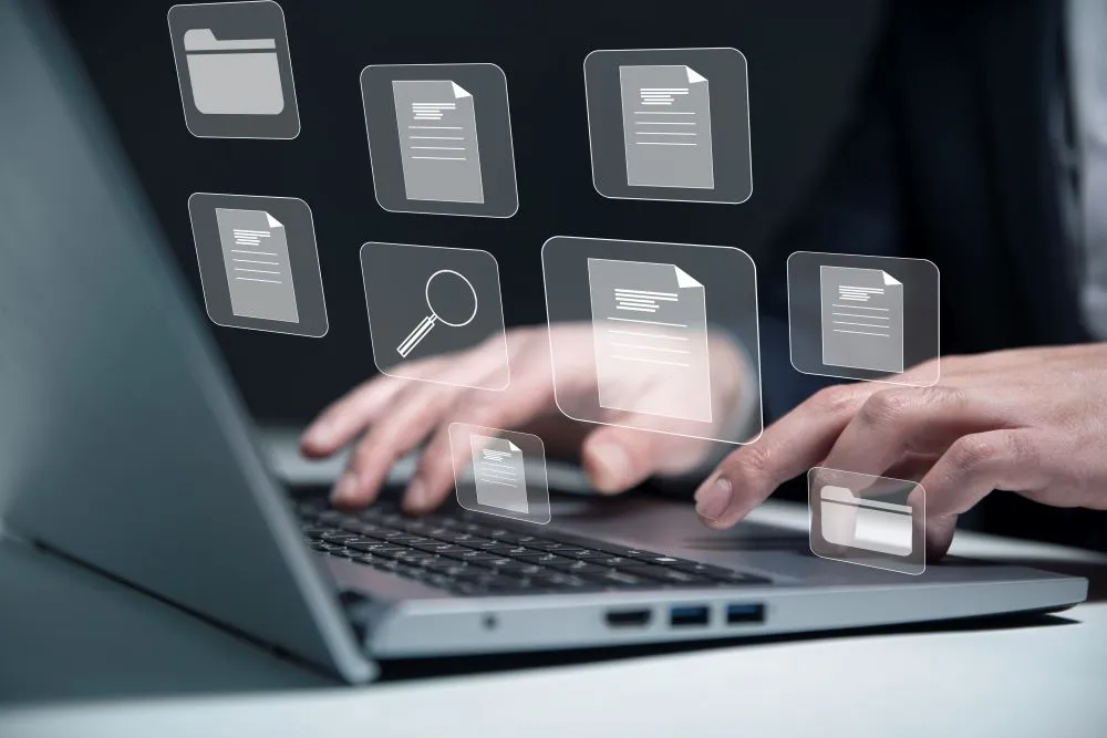 Gestion documentaire sur ordinateur